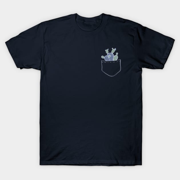 Pocket Succulent T-Shirt by megkpart